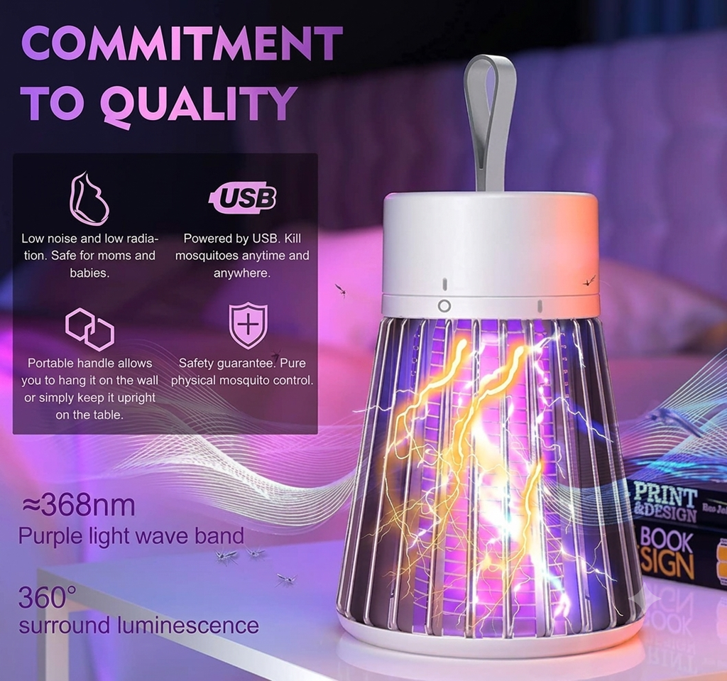 Mosquito Killer Lamp (USB Rechargeable)